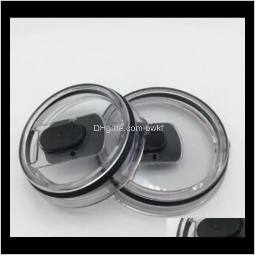 wholesale 30oz 20oz magnetic lids magnet clear lids cover cars beer mug splash spill proof covers for stainless steel tumbler ye cup