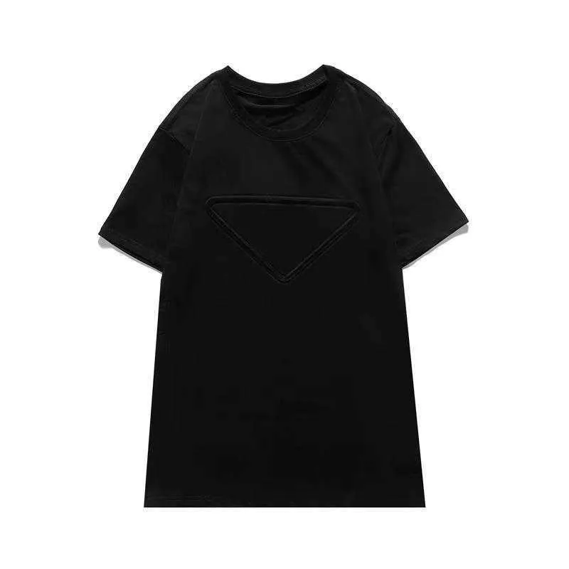 2021 Luxury Casual T-shirt New men`s Wear designer Short sleeve T-shirt 100% cotton high quality wholesale black and white size S~2XL