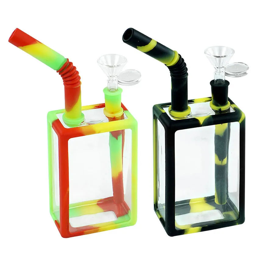 drink box hookahs oil rig bong pipe Smoking Accessories water bongs pipes unique shape hookah bowls