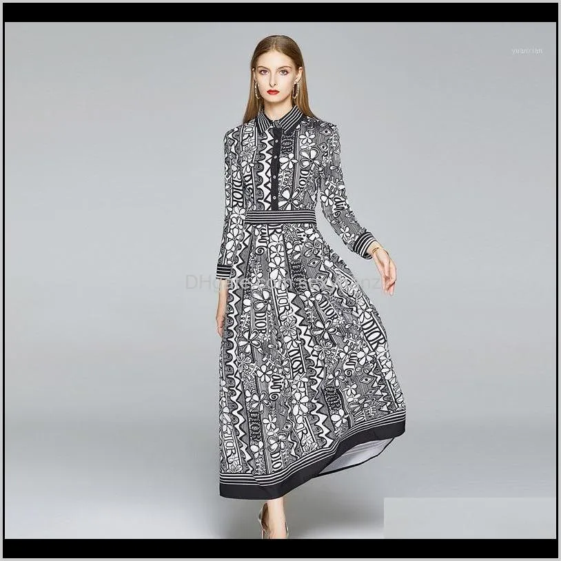 2021 Autumn Winter Womens Fashion Casual Project Runway Newspaper Dress  Elegant Slim Fit, Long Sleeve, Plus Size Vintag Apparel From Sexyhanz,  $27.42