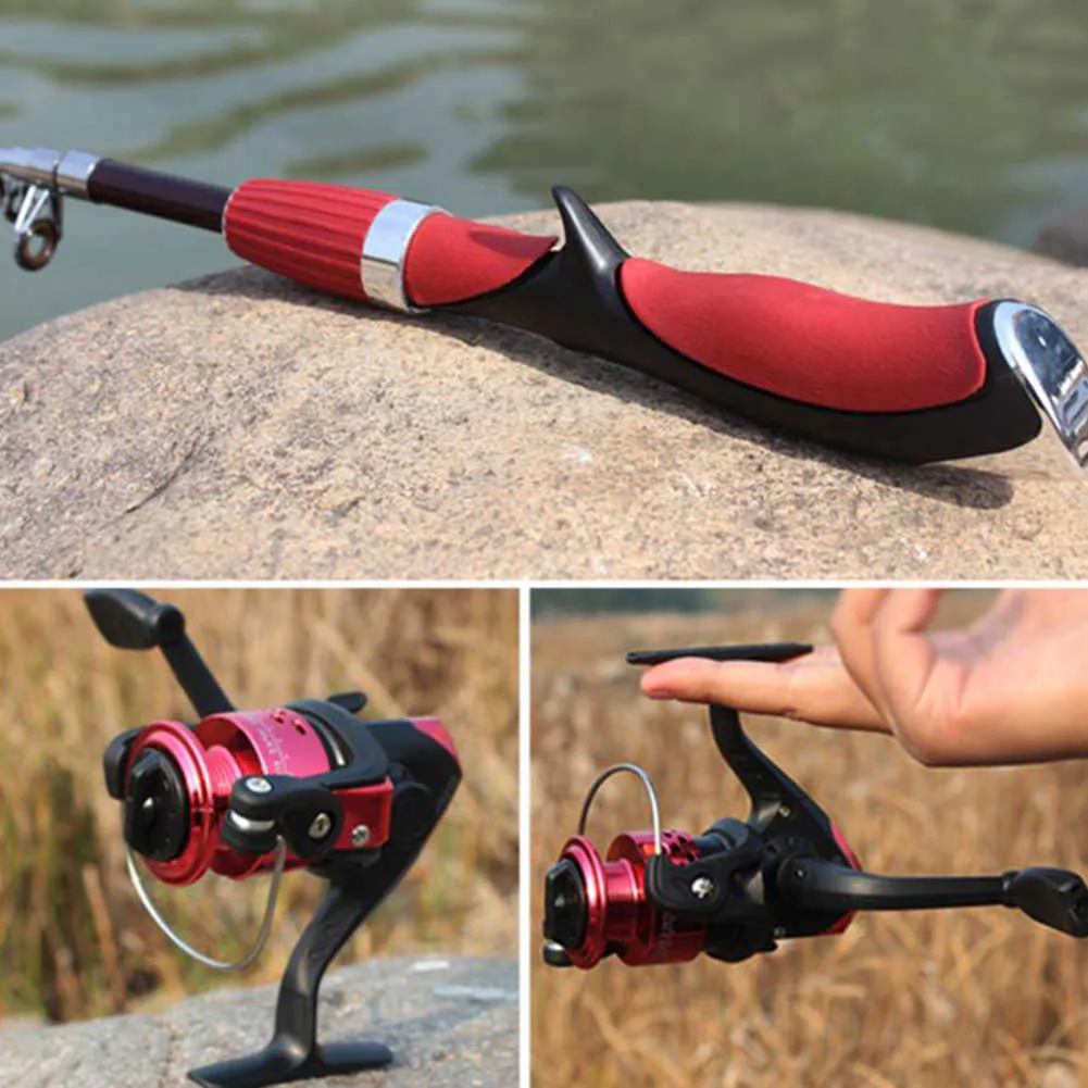 Canne à Pêche Télescopique En Fibre De Carbone Ultra-légère - 1.38m - Action Rapide - Pour Truite Et Carnassiers