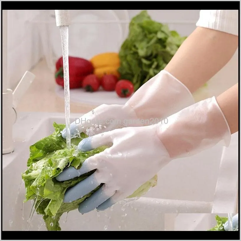 kitchen pvc dish washing gloves household dish washing gloves for clothes cleaning for dishes1