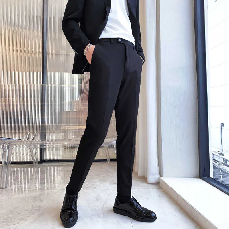 Korean Business Office Pants Men For Men Solid Colors, Perfect For
