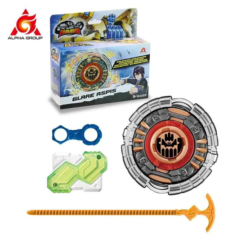 Infinity Nado 3 Close Pack Series - Special Edition Aspis Spinning Gyro Kids Leksaker Topp Er Beyblade Toy 210803