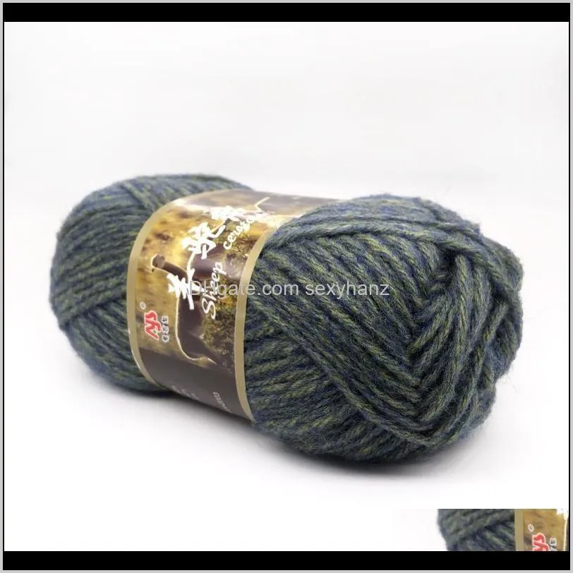  shipping 500g(5pcs*100g) high quality wool merino yarn for hand knitting baby scarf sweater thread1