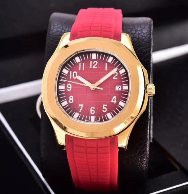 Luxury Watch Men Automatic Mechanical Watches Classic Style 42mm full rostfritt stål gummiband Toppkvalitet Arvursur SAPPHI318V