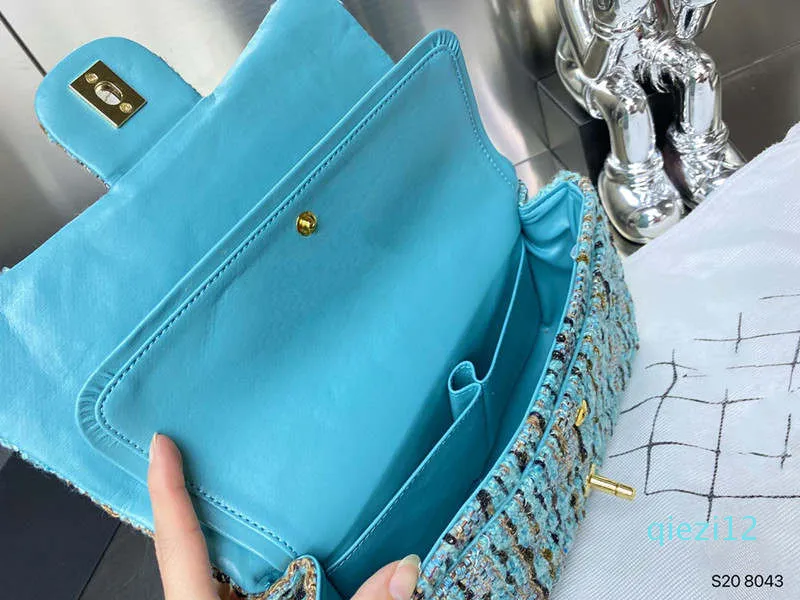 2021 الخريف والشتاء جديد أزياء المرأة حقائب الكتف حقائب اليد جودة عالية الصوفية القماش crossbody أكياس صغيرة أكياس صغيرة الذهب الكلاسيكية