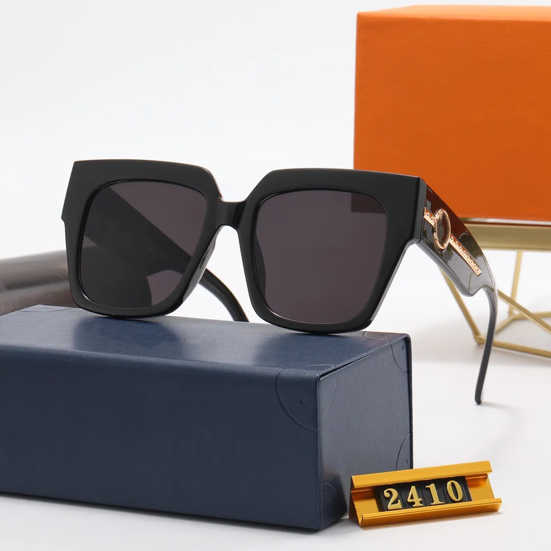 2021 공식 최신 컬러 패션 선글라스 백만장 자 상자 고품질 클래식 레트로 장식 안경