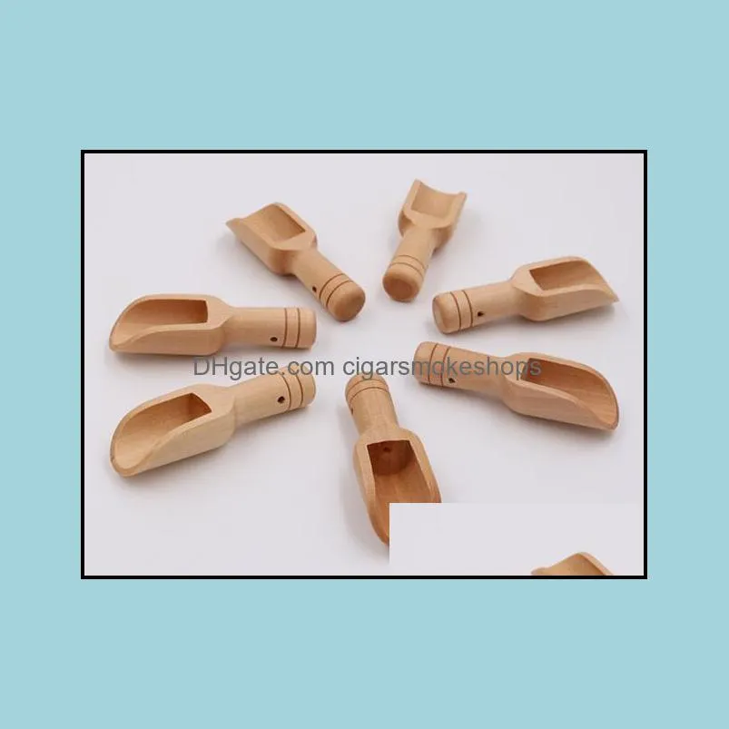 wholesale and retail Salt tea spoon tableware wooden crafts wood spoon Wooden spoon 74mm*24mm