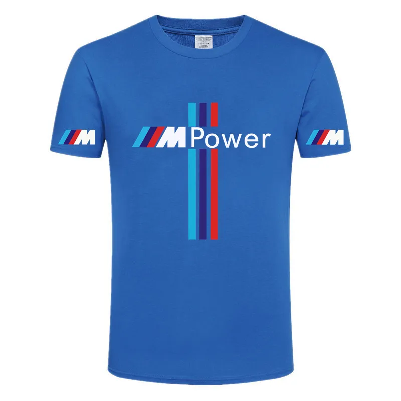 Designer Fashion Mens T Shirt Bmw Power Summer Cotton 2021 Male