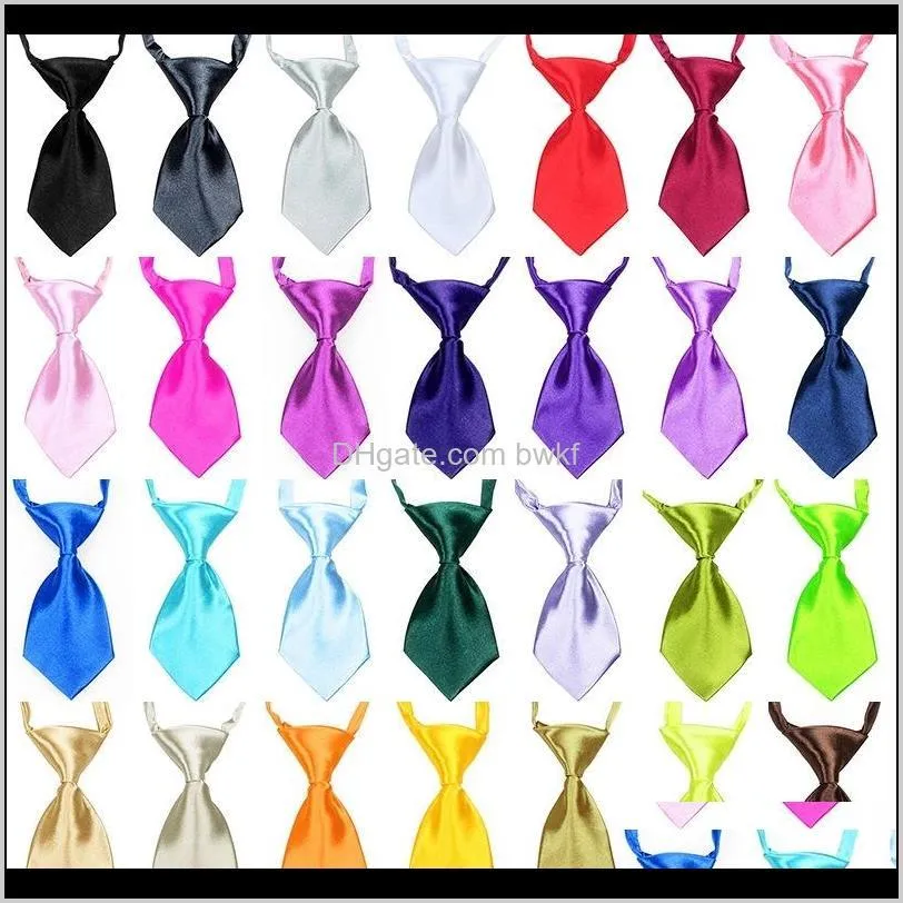 50/100 pcs/lot mix color pet cat dog bow tie puppy grooming products adjustable dog accessories bows for small dogs pet supplies