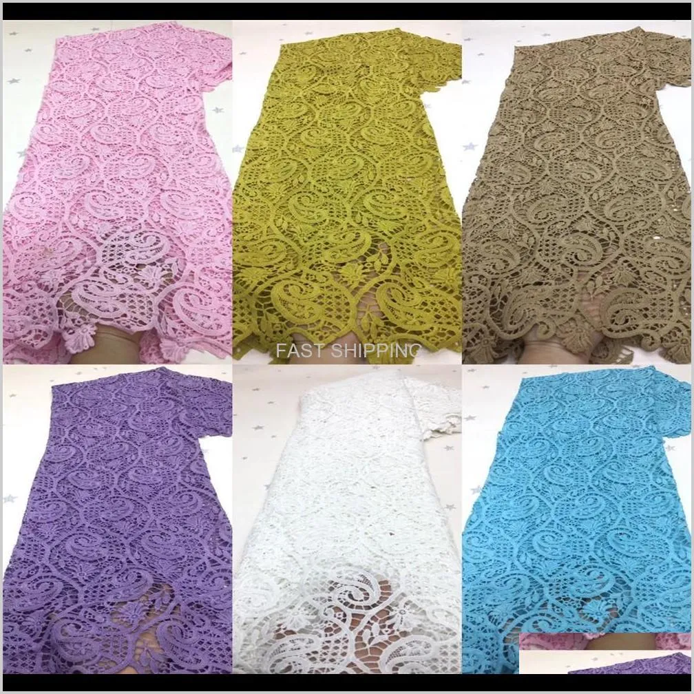 African lace fabric 2020 high quality