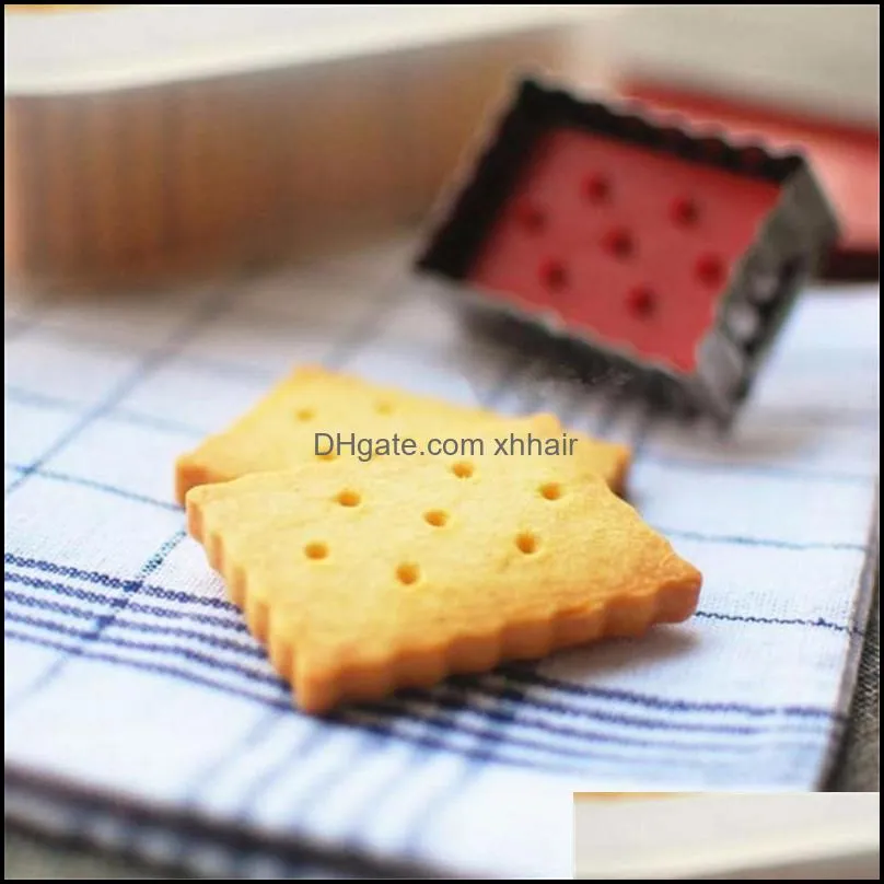 Square Wave Shape Cookie Cutter Stainless Steel Baking Confeitaria Cake Biscuit Tools DIY Stamps Moulds