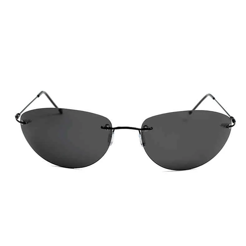 The Matrix Polarized Sunglasses: Lightweight Rimless Design For