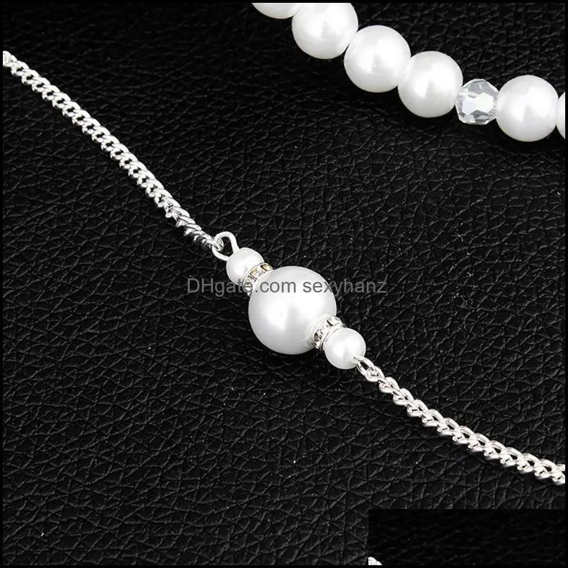 Women Backdrop Simulated Pearl Backdrop Necklaces Back Chain Jewelry For Women Party Wedding Backless Dress Accessories1