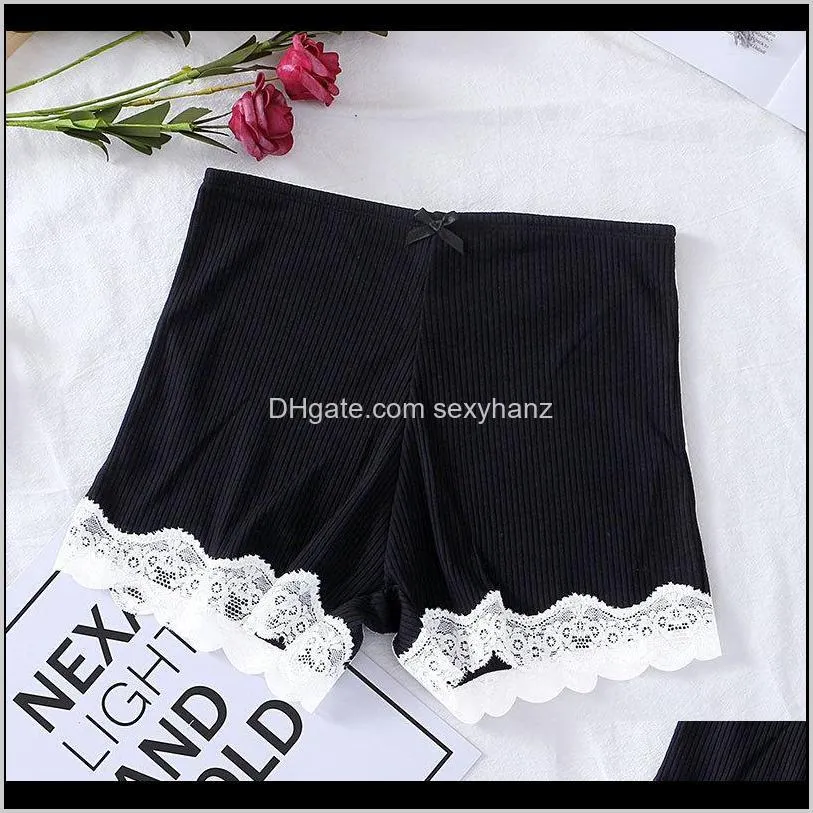 lace women safety pants summer stretchy underpants ladies tights shorts pants thread thin underwear girl boxer shorts