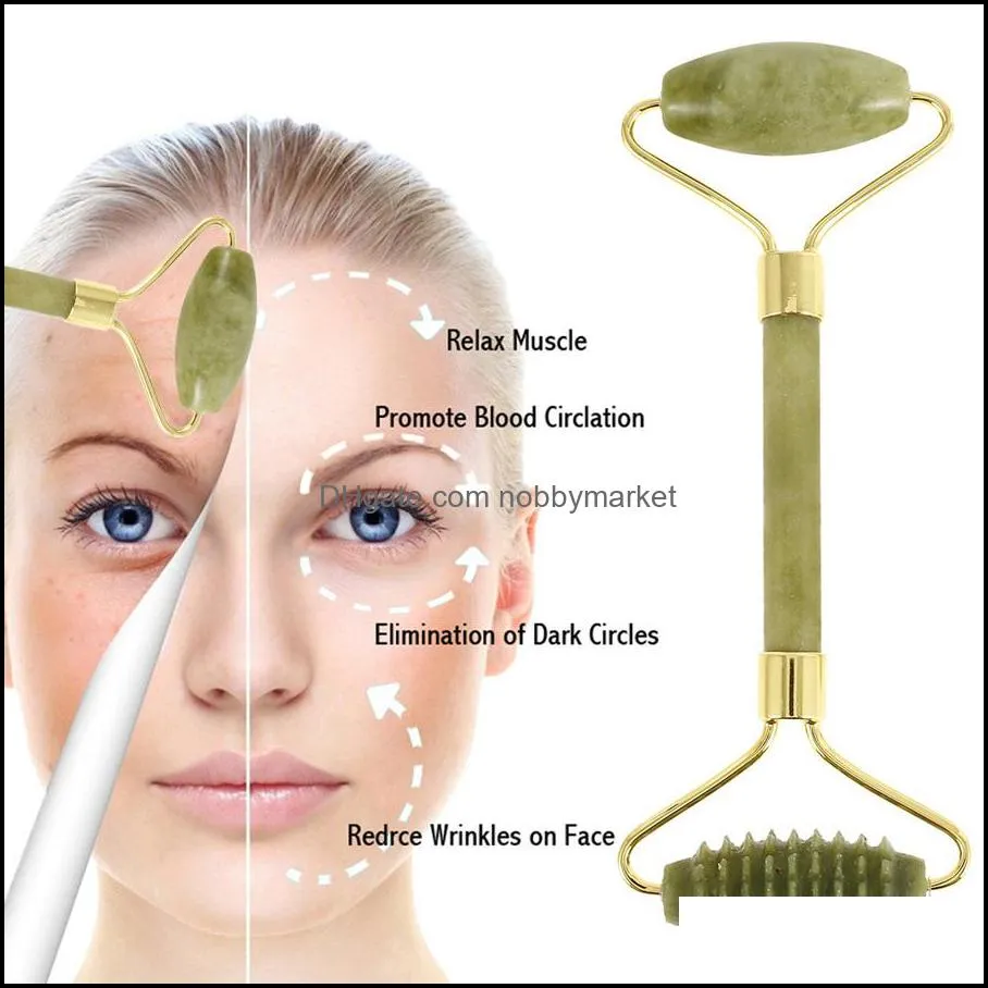 for Natural Massager Face Gouache Scraper Jade Roller Guasha Microniddle Gua Sha W8KO