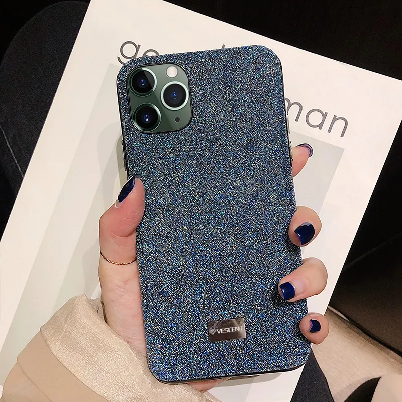 Étuis de luxe en diamant à paillettes pour 12 /11 Pro Max 7 8 Plus pour iPhone X Xr Xs Max, étui à la mode Fundas