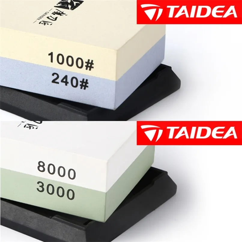 Taidea Sharping Stone 240 1000 3000 8000 # Professional System Whetstone Nóż Temperowanie Narzędzia Szlifierskie 210615