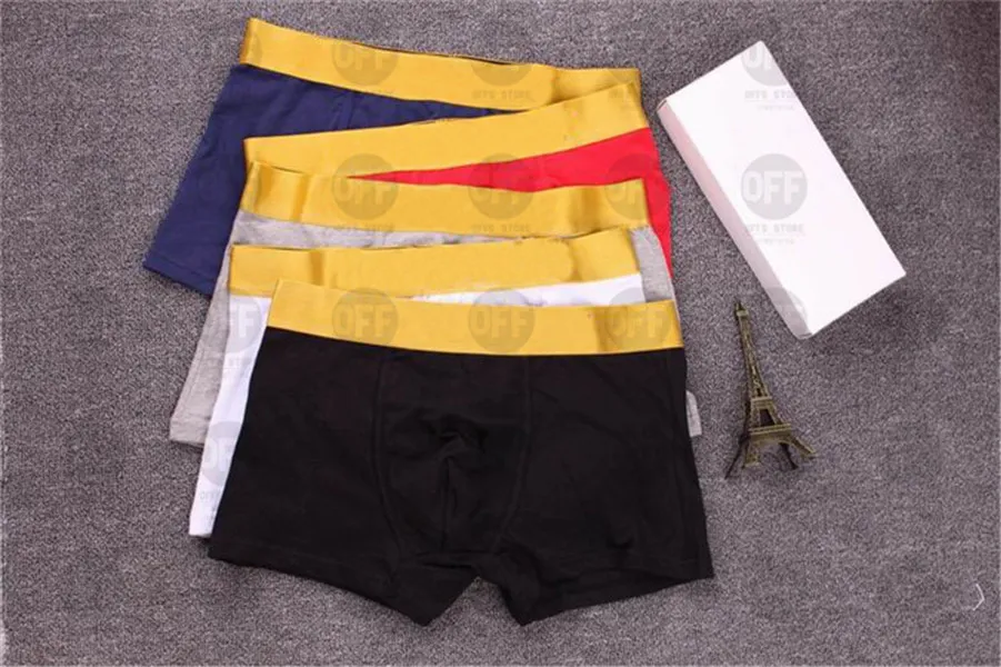 Mens Designers Boxers Brands Underpants Classic Men Boxer Casual Shorts Underwear Breathable Cotton Underwears 3pcs With Box