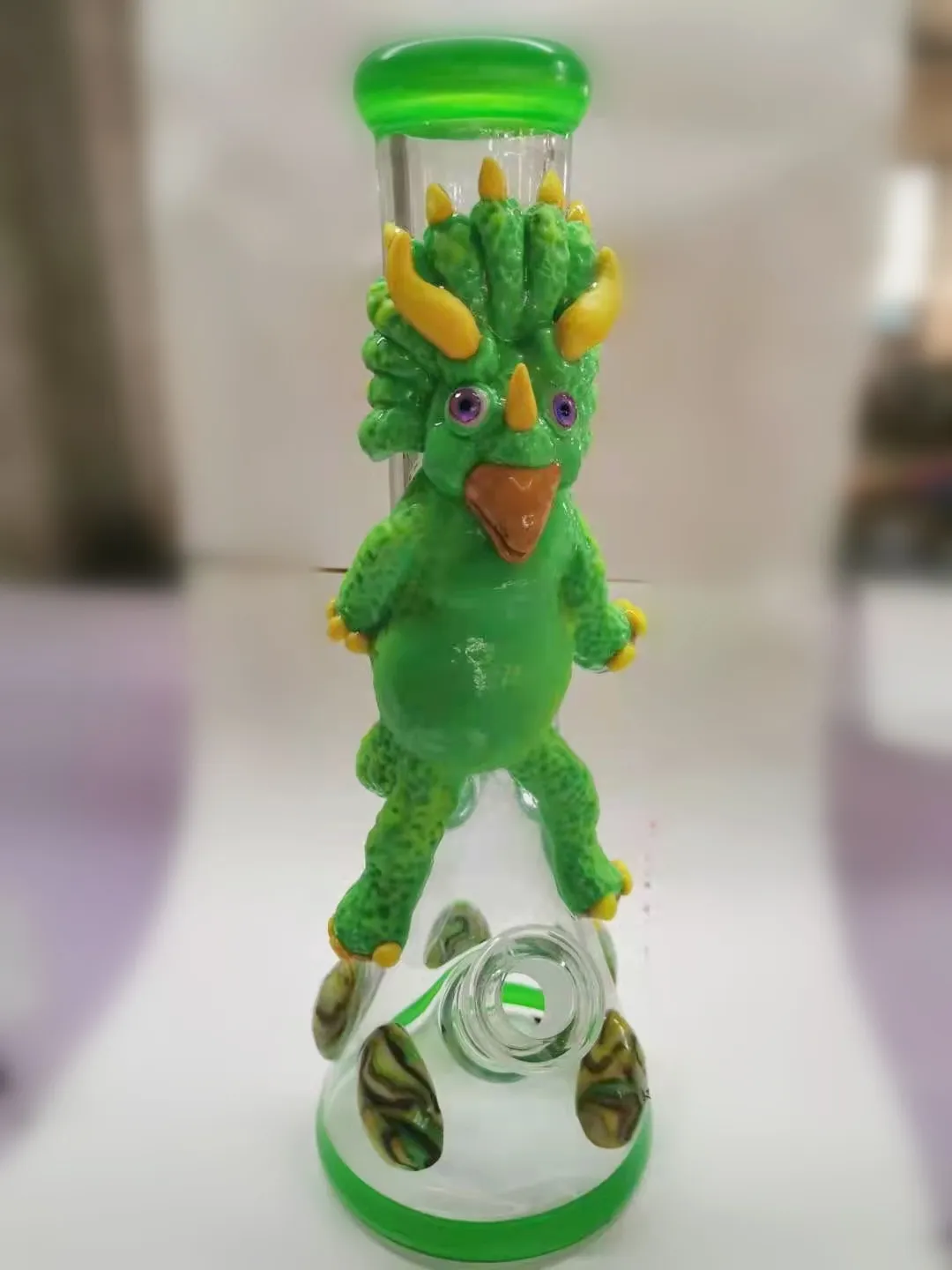 2021 Nowy Hookh 3d Design Animal Glass Water Bong Handmade Bongs Water Pipe Dab Rigs Character