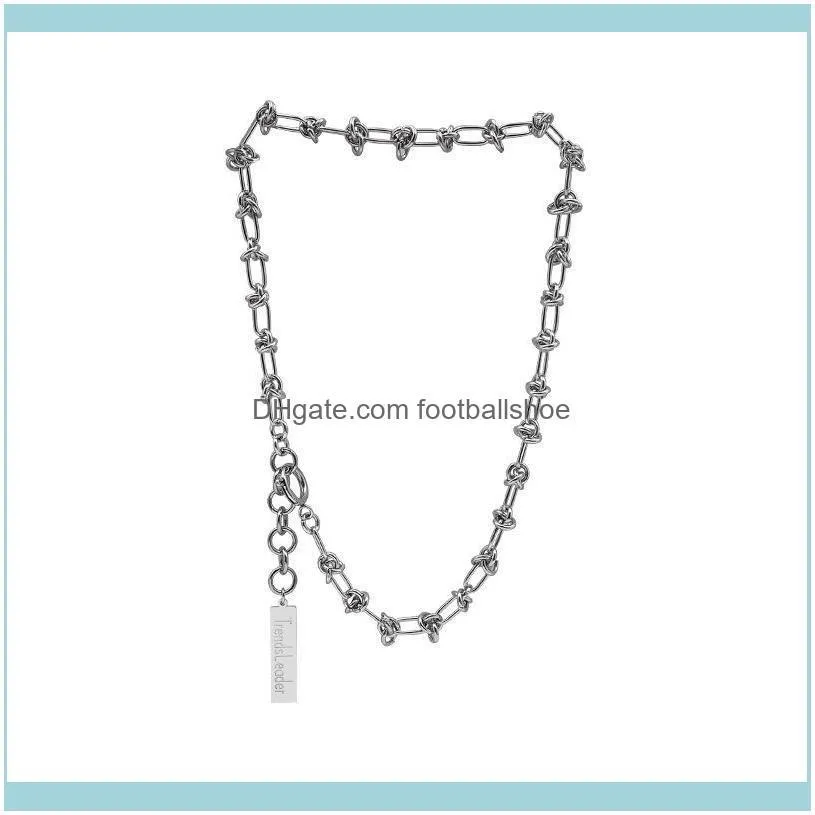 Fashionable And Simple Clavicle Chain Multi-level Men Women All-match Titanium Steel Necklace Chains