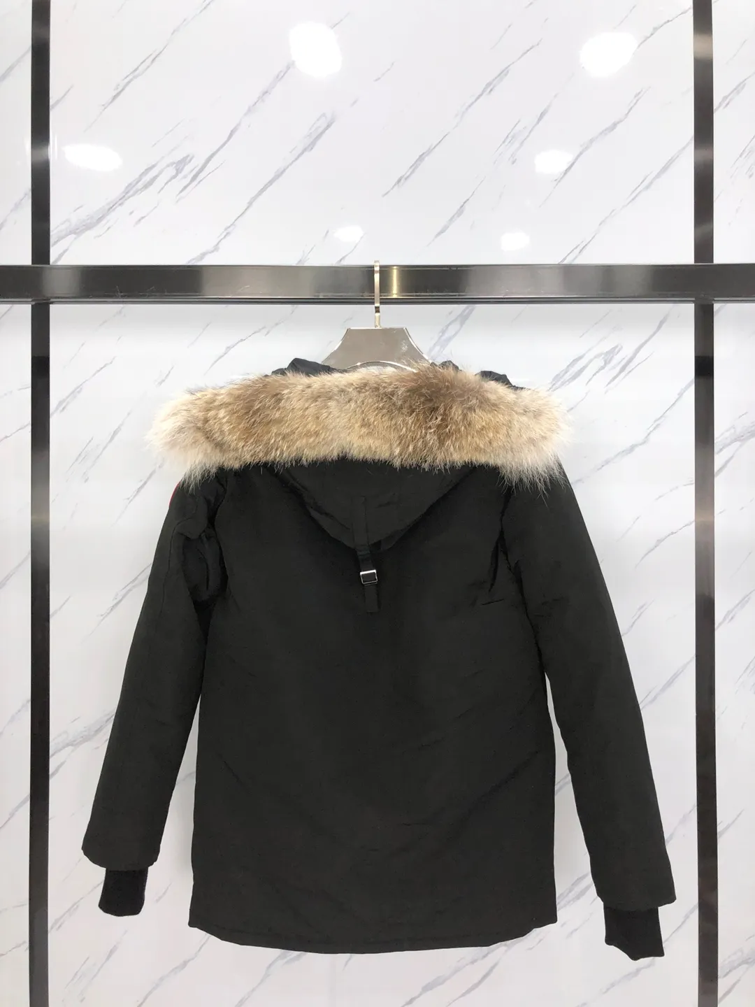 Mens Outerwear coats Winter outdoor leisure sports down jacket white duck windproof long leather collar cap warm real_voghion.com