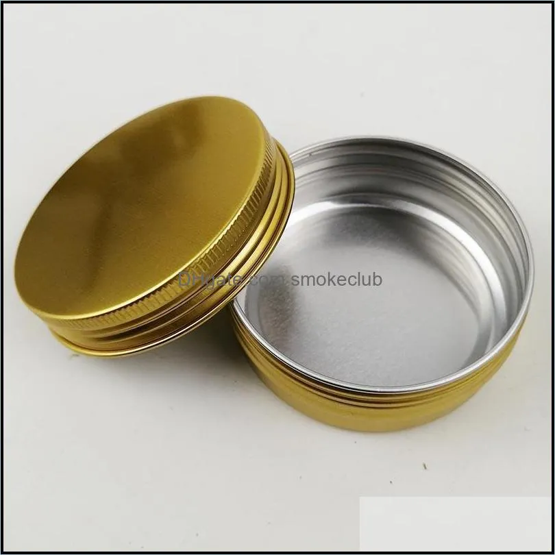 2 oz 60ml 60g Multi-Colored Round Aluminum Cans Screw Lid Metal Tins Jars Empty Slip Slide Containers