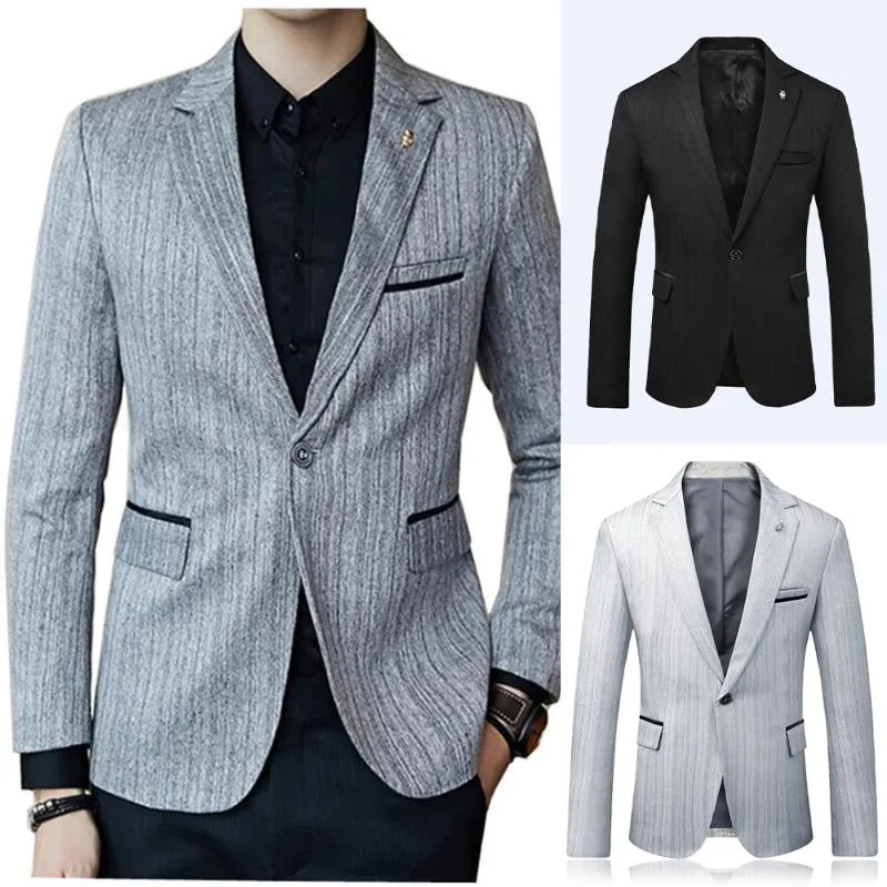 Ternos masculinos blazers personalizado casaco xadrez de alta qualidade esporte Único botão blazer formal noivo noivo Causal traje de baile homme