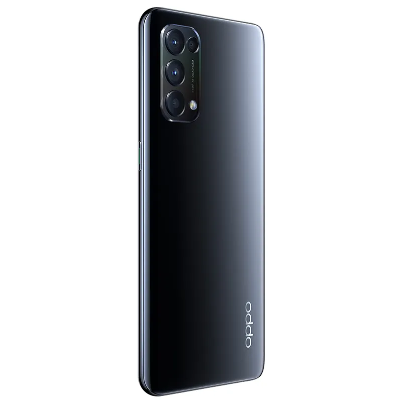 Téléphone portable d'origine Oppo Reno5 K 5G 8 Go de RAM 128 Go de ROM Snapdragon 750G Octa Core 64MP AI 4300mAh Android 6,43 pouces Plein écran ID d'empreintes digitales Visage Smart Phone