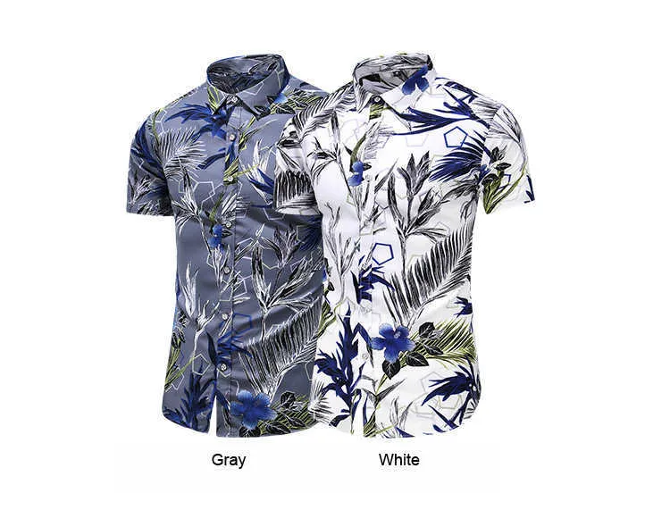 High Quality Mens Flower Shirt Summer Male Short Sleeve Shirt Casual Cotton  Slim Fit Shirts 666 Blue Asian 5XL 90kg-100kg price from kilimall in Kenya  - Yaoota!