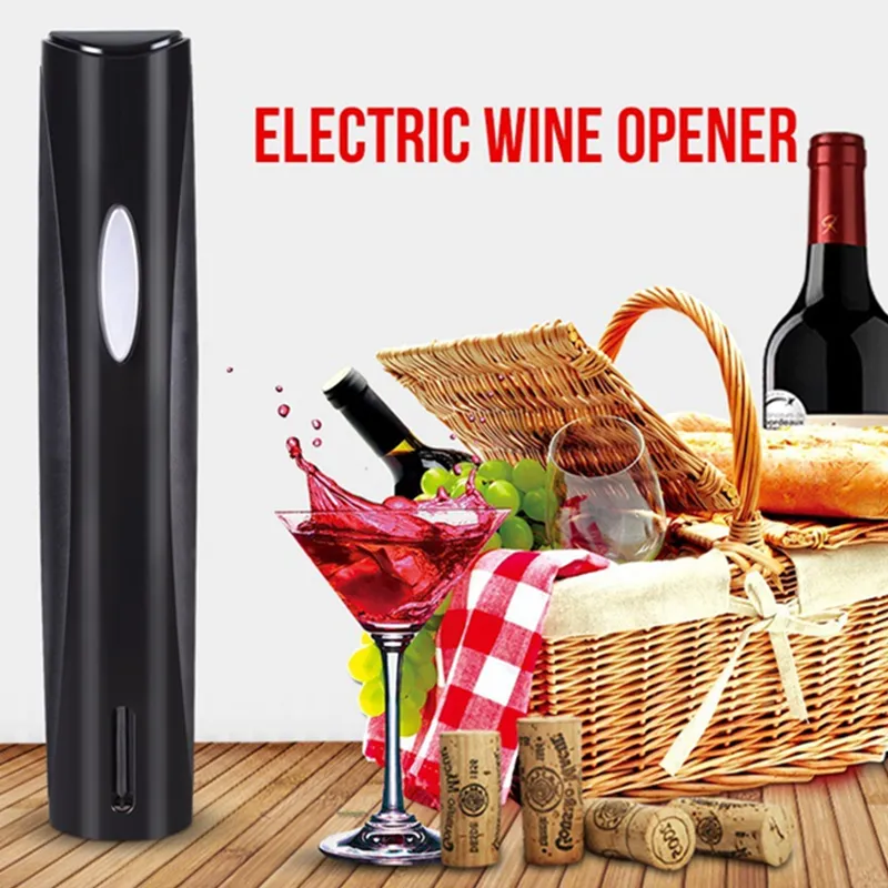 Simple automatic for red wine foil cutter electric wine bottle opener can kitchen accessories