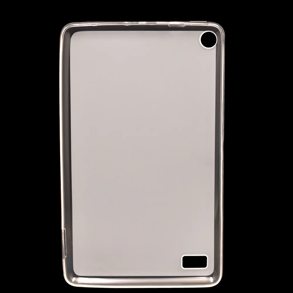 Custodia per Amazon Fire 7 2019 9th Generation Cover Tablet Ultra Slim TPU Silicon Soft Shell posteriore antiurto Funda Capa + penna stilo