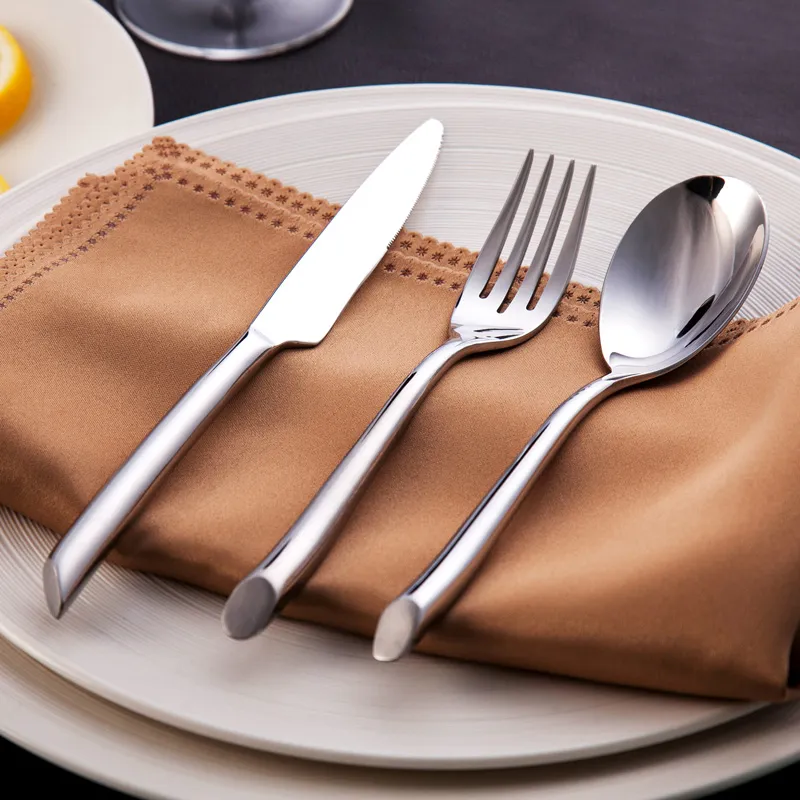 Hotel Restaurant Steak Knife and Fork Set Stainless Steel Western Tableware Kitchen Korean Cutlery Western Dinnerware