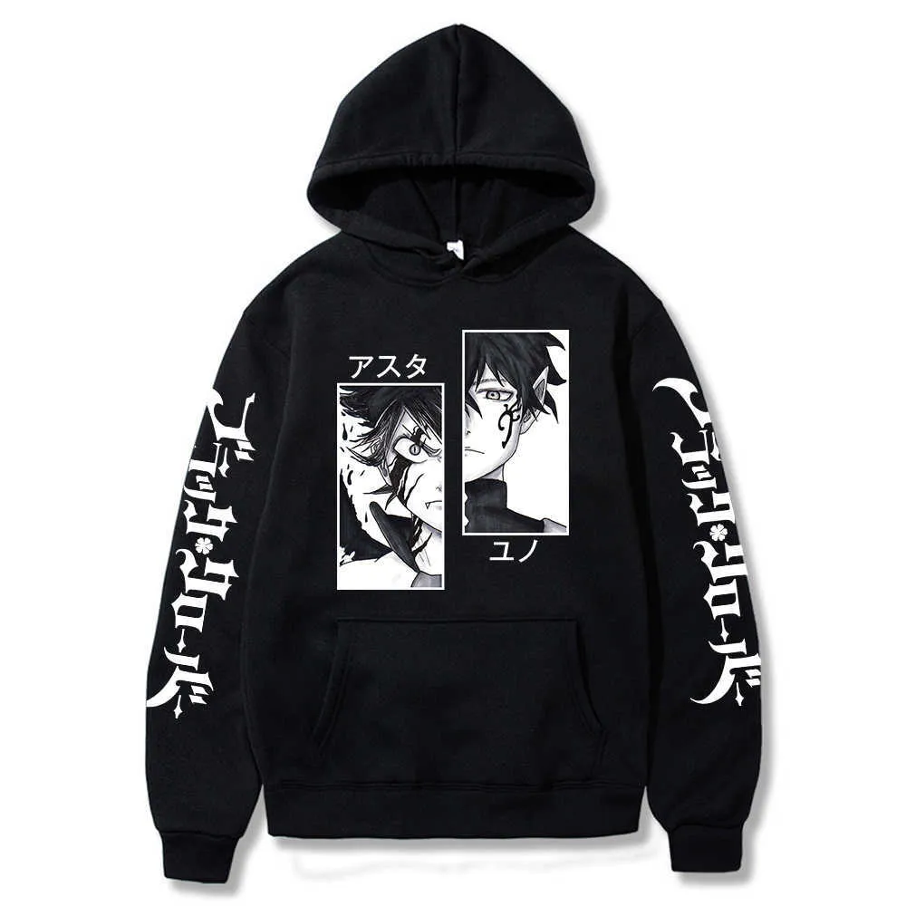 Black clover hoodie anime new arrivals
