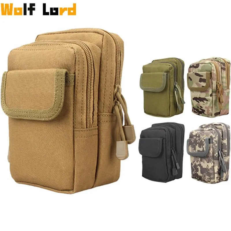 Utomhuspåsar Militär midjeväska Taktisk armé Combat Molle Pouch Camping Hunting Training Climbing Accessories Kit Telefon