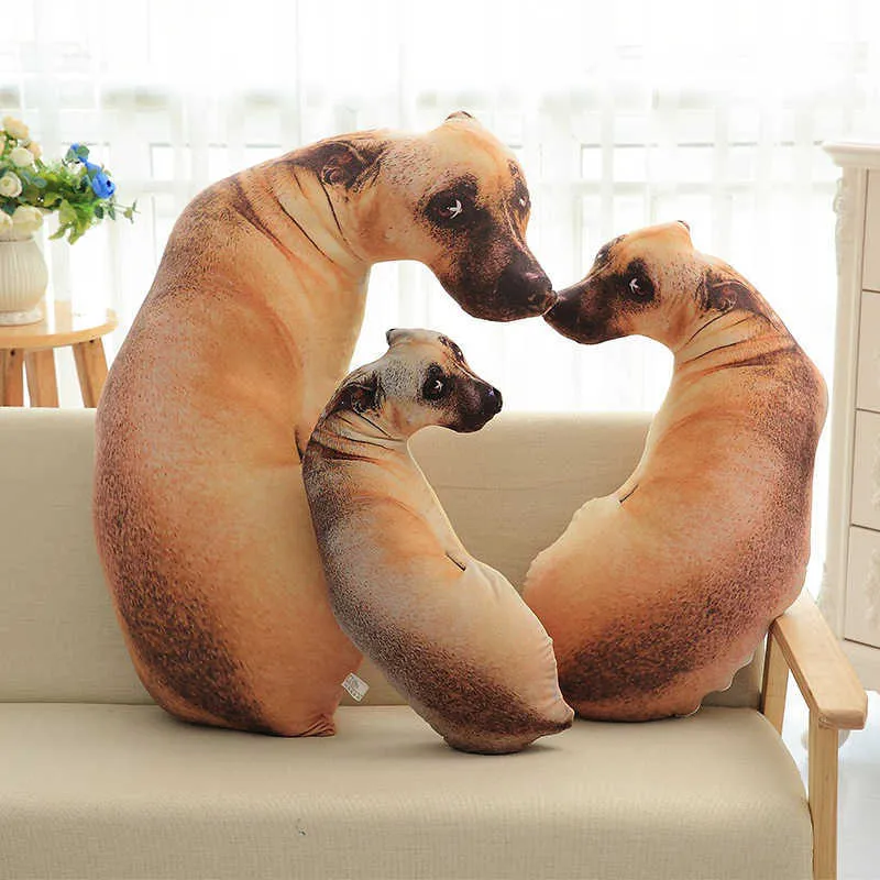Coussin Peluche Fesses De Chien - Oreiller Rigolo En Peluche - Déco Et Câlin Pour Tous