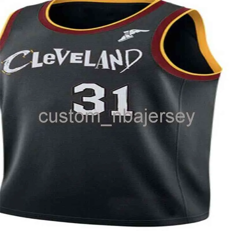 Mens Kvinnor Youth Jarrett Allen # 31 2020-21 Swingman Jersey Stitched Custom Name Any Number Basketball Jerseys