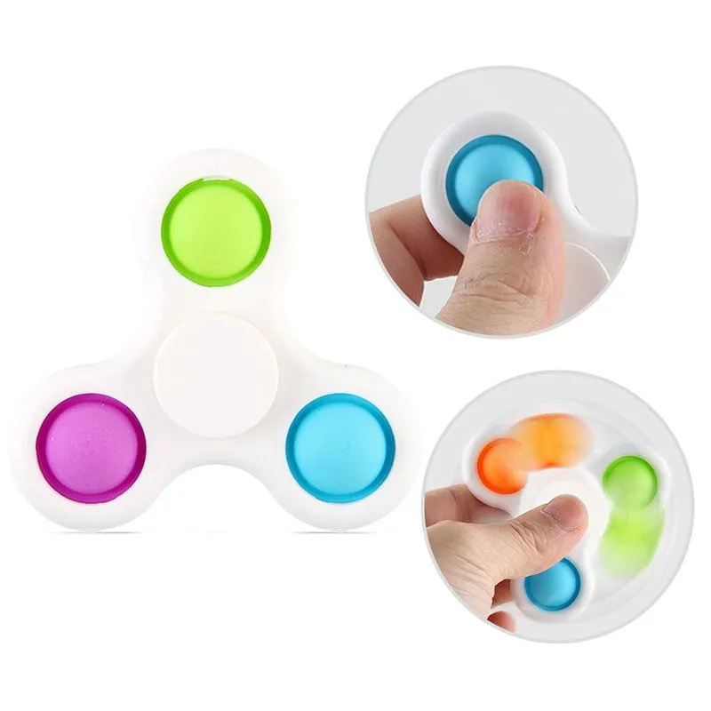 Newest Styles Baby Sensory Simple Dimple Toys Gifts Adult Child Funny Anti-stress  It Finger spinner Stress Reliver Push Bubble Fidget Toy