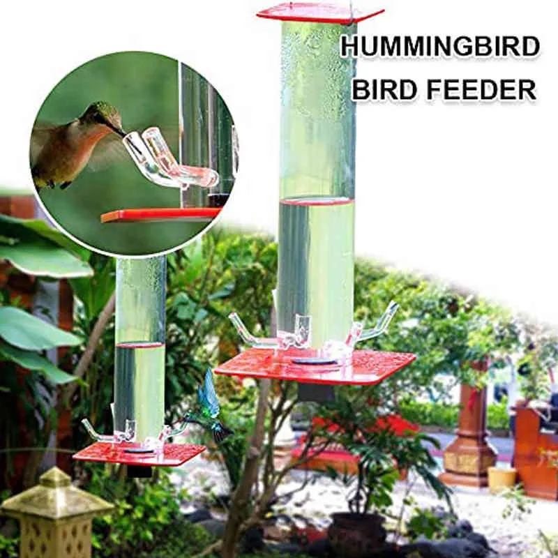 Hummingbird Hummingbird Feeder-Bird Bird Supplies Butelka Dozownia Picie Cup Bowl z jasną przezroczystą rurką poliwęglanu gorącej