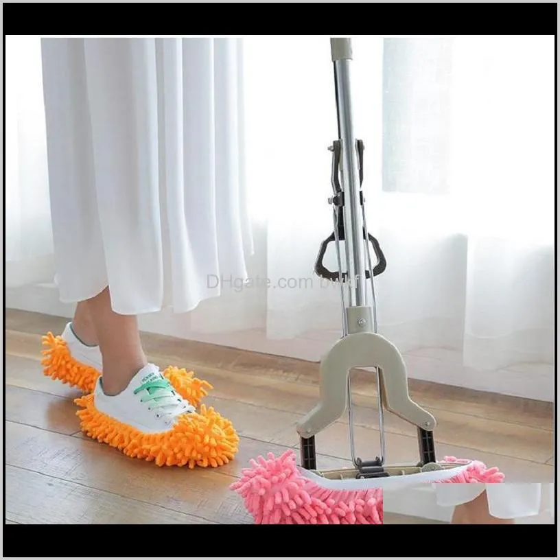 foot socks creative lazy mopping shoes microfiber mop floor cleaning mophead floor polishing cleaning cover cleaner st477