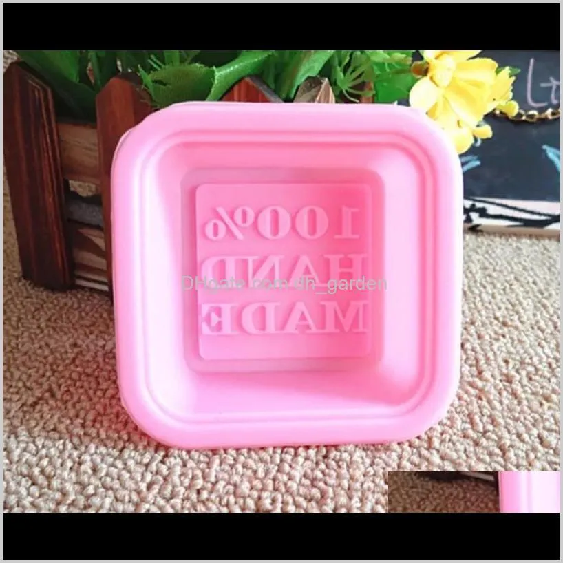 100% handmade soap molds diy square silicone moulds baking mold craft art making tool diy cake mold sn2124