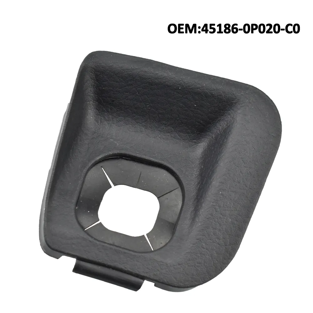 Interruptor de Control negro, cubierta antipolvo 45186-0P020-C0 451860P020C0 para Toyota Reiz 2005 2006 2007 2008 2009 2010