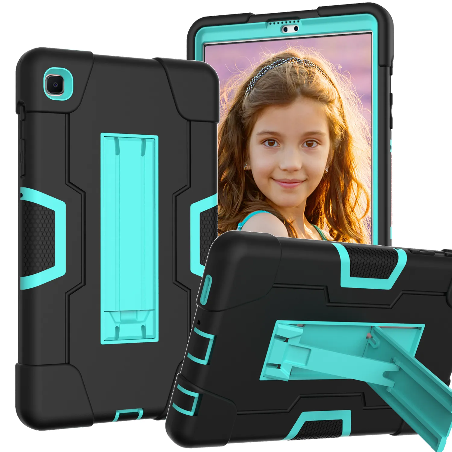 Custodie per tablet per Samsung Galaxy Tab A7 Lite T220 T225 con funzioni di cavalletto Protezione per fotocamera Cover antiurto