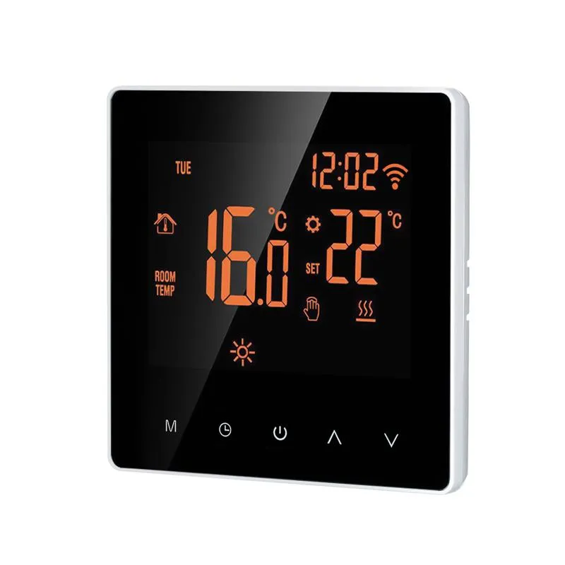 Akıllı Ev Kontrol Termostat Dijital Sıcaklık Kontrolörü Tuya AppControl LCD DisplayTouch Ekran Haftası Programlanabilir Elektrikli Zemin Isıtma