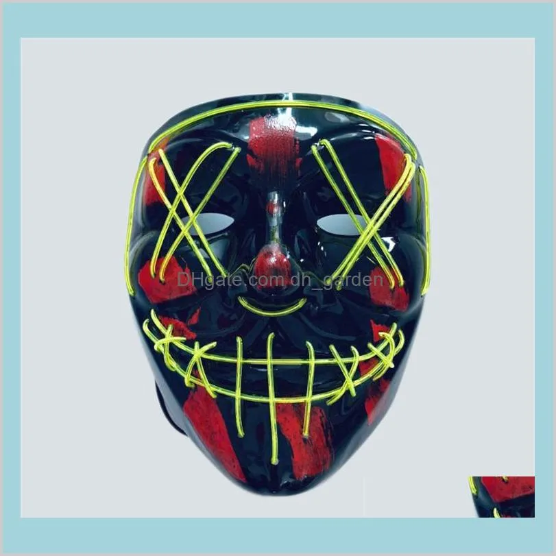 Hot Halloween Horror mask LED Glowing