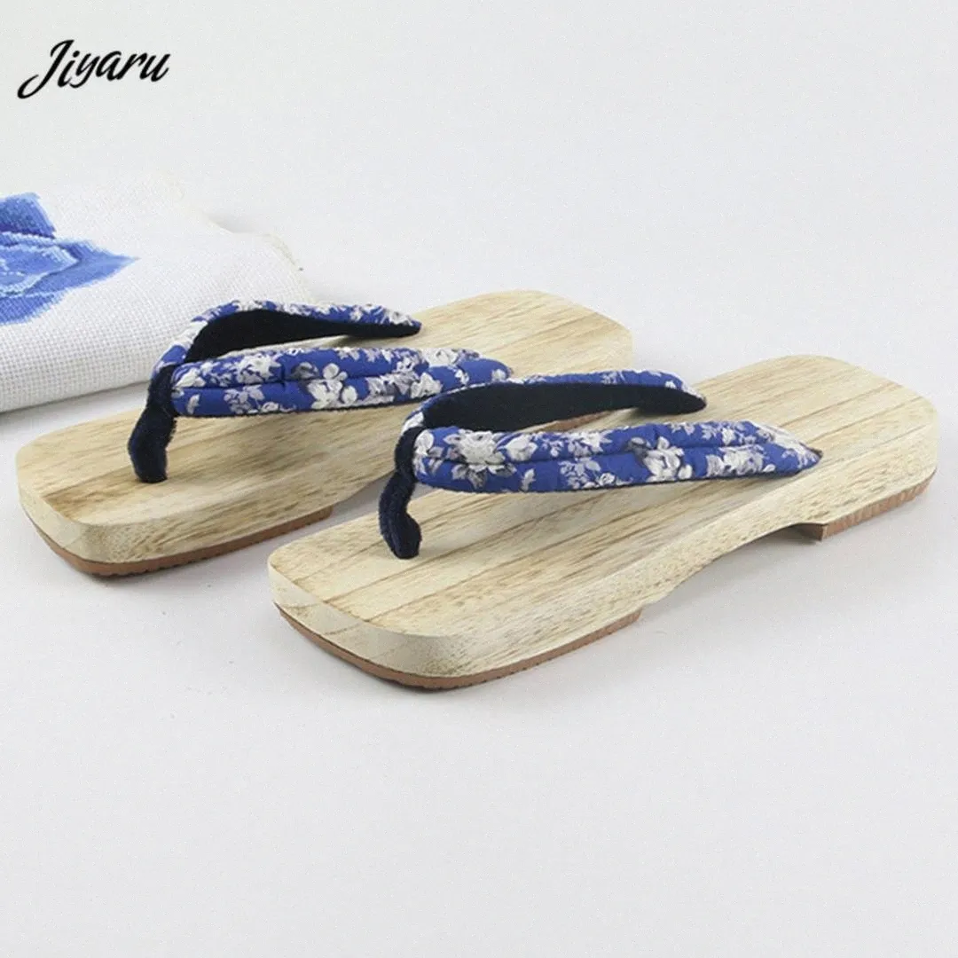 2019 kvinnor geta sommar trä flip flops kvinnliga geta sandaler lämpliga kvinnor sandaler japanska traditionella zapatos de mujer v85i#