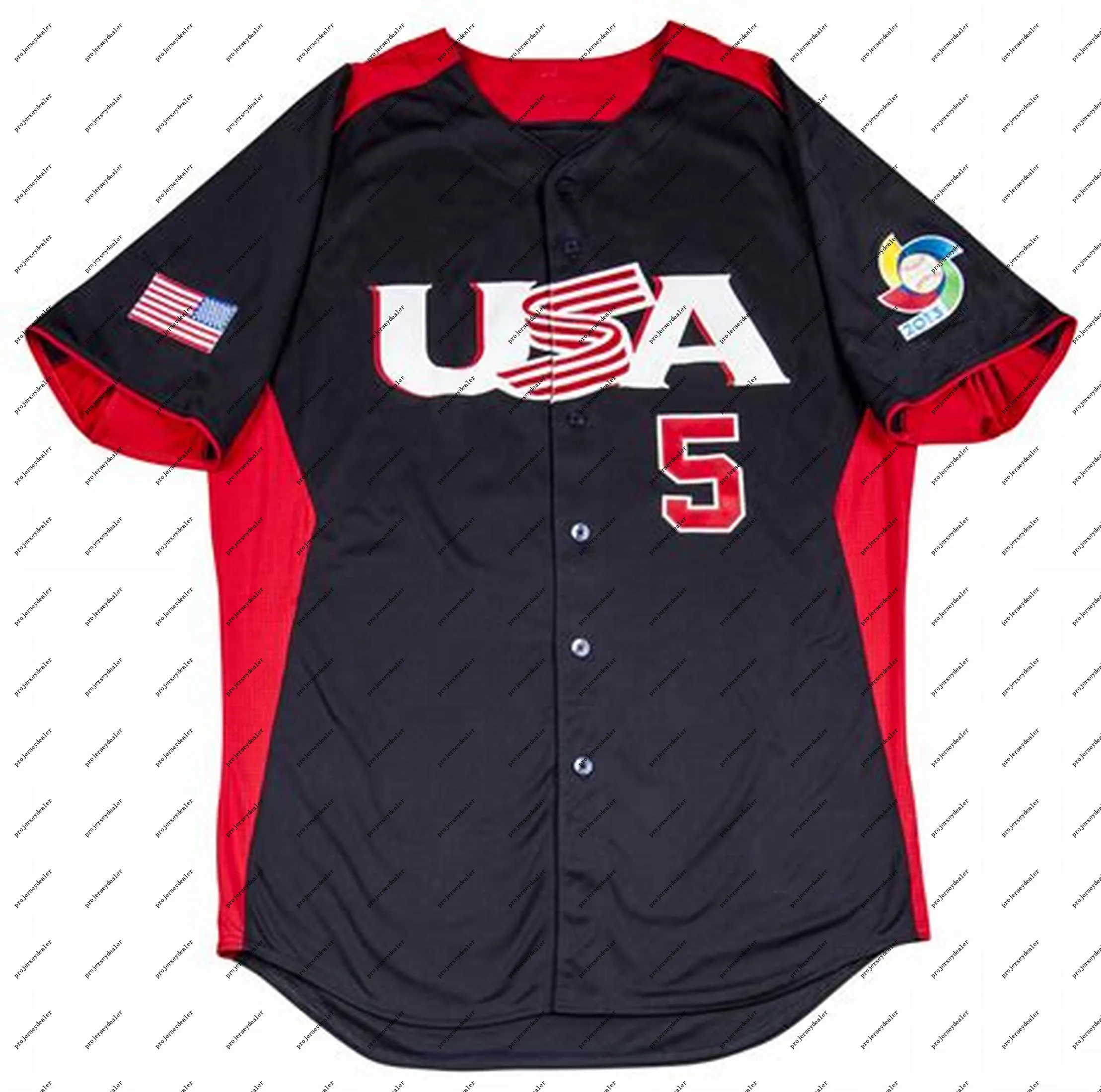 World Baseball Classic On Field Jersey: USA, Spain