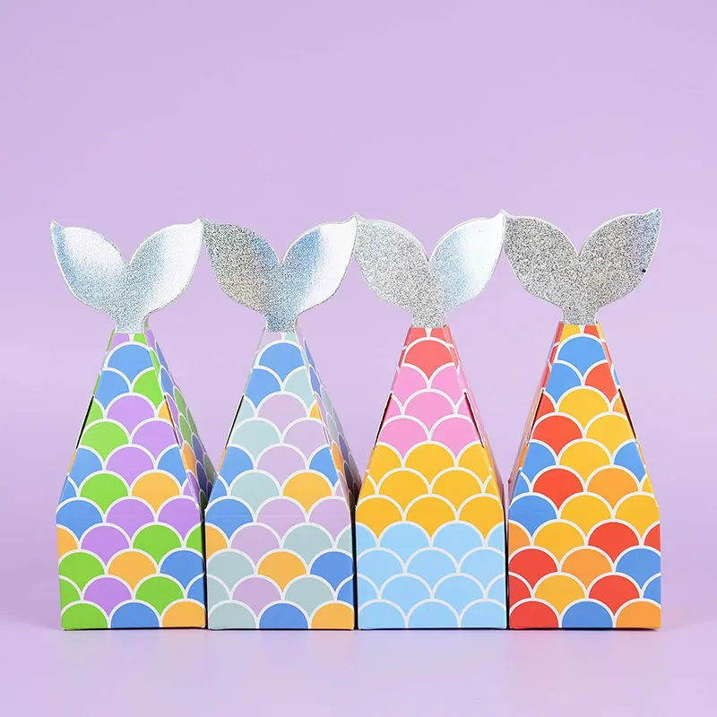 Mermaid Tail Paper Candy Boxes Popcorn Gift Bags... From Cat11cat, $17. ...