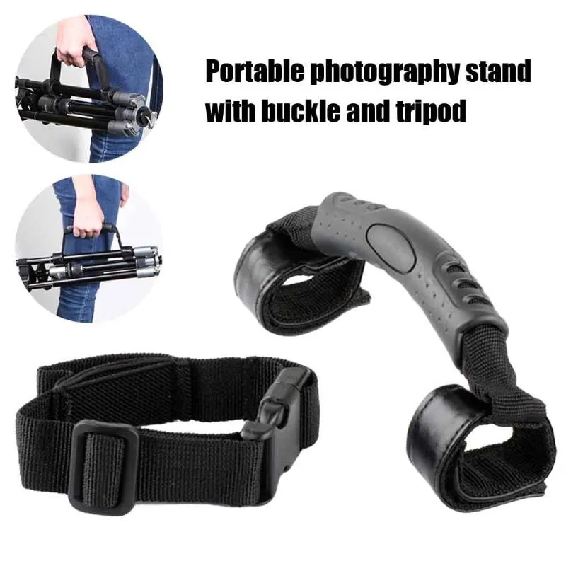 Handle Grip Tripod Carrying Holder Nylon Adjustable With Buckle Strap Handheld Monopod Support Camera Accessories For Serio Tripods